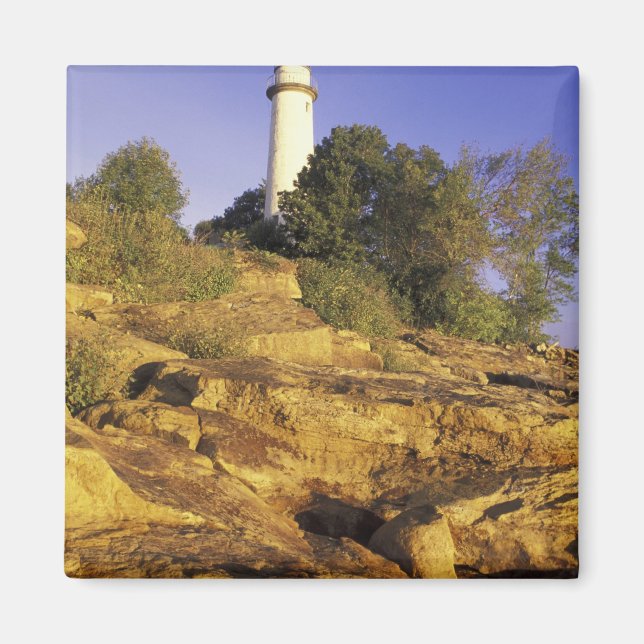 Imã EUA, Michigan, Lake Huron. Pointe Aux Barcas (Frente)