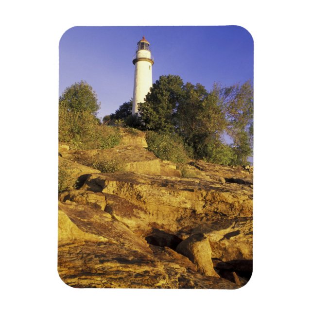 Ímã EUA, Michigan, Lake Huron. Pointe Aux Barcas (Vertical)