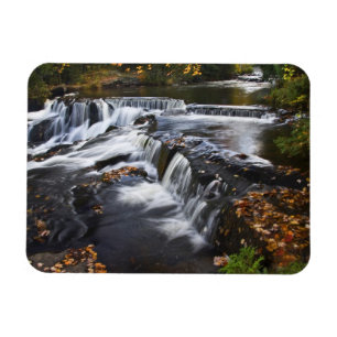 Ímã EUA, Michigan, Península Superior. Bond Falls e