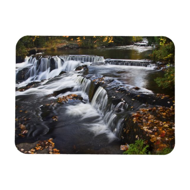Ímã EUA, Michigan, Península Superior. Bond Falls e (Horizontal)