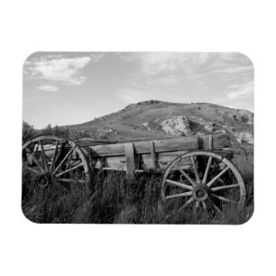 Ímã EUA, Montana, Bannack State Park Velha carroça fei