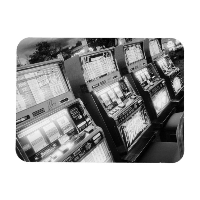 Ímã EUA, Nevada, Las Vegas: Máquinas de Slot Casino / (Horizontal)