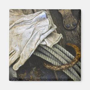 Imã EUA, New mexico, Santa Fé. Fim-acima do vaqueiro