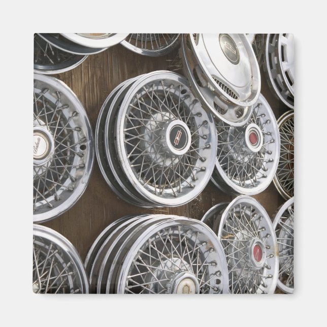 Imã EUA, Novo México, Prewitt: Auto Hubcaps / Rt. 66 (Frente)