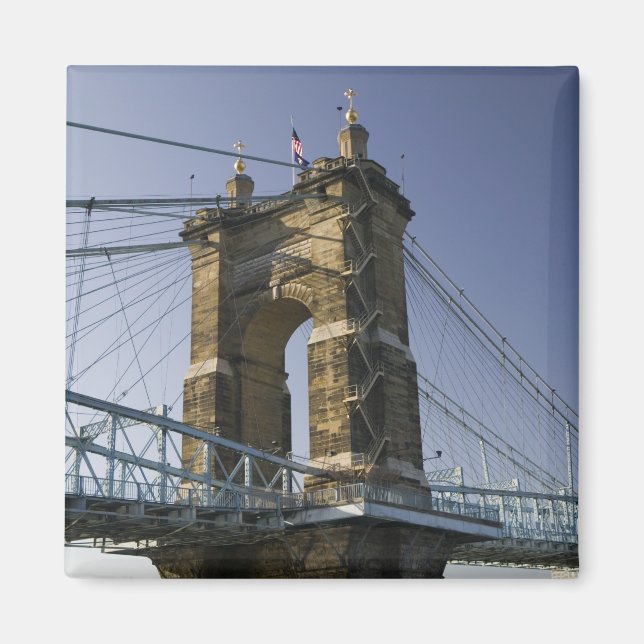Imã EUA, Ohio, Cincinnati: Roebling Suspension 3 (Frente)
