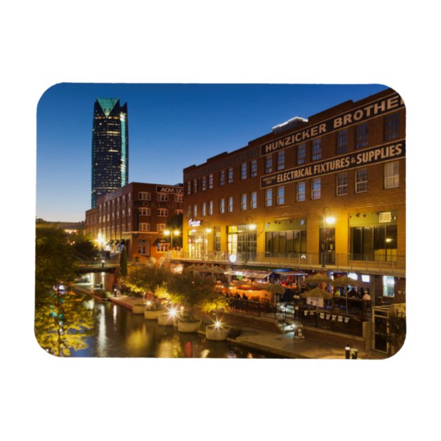 Ímã EUA, Oklahoma, Oklahoma City, Bricktown (Horizontal)