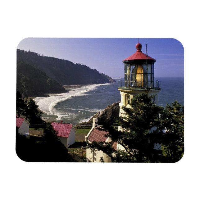 Ímã EUA, Oregon, Florence. Farol de Heceta Head (Horizontal)