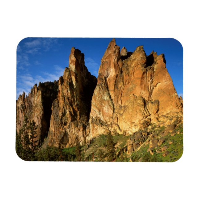 Ímã EUA, Oregon, Granite Cliffs Em Smith Rock State (Horizontal)