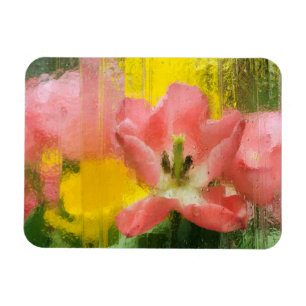 Ímã EUA, Pensilvânia. Impressão abstrata de tulipa