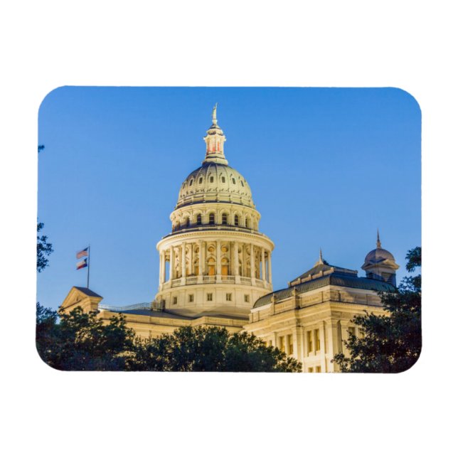 Ímã EUA, Texas, Austin. Edifício do Capitólio (1888) 3 (Horizontal)