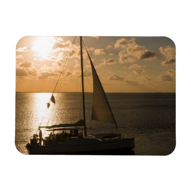 Ímã EUA, Texas, Ilha South Padre. Velero (Horizontal)