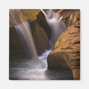 Imã EUA, Utah, Escalante Wilderness. Cachoeira em 2