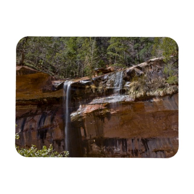 Ímã EUA, Utah, Parque Nacional Zion, Cachoeiras em (Horizontal)