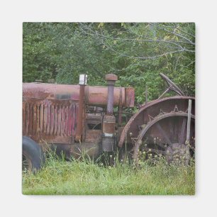 Imã EUA, Vermont, MANCHESTER: Trator de Fazenda Antigo