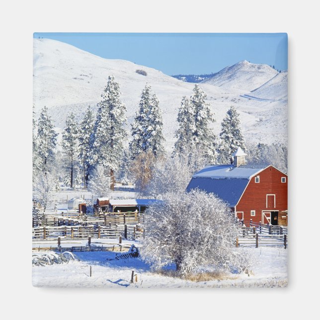 Imã EUA, Washington, Methow Valley, Celeiros em (Frente)