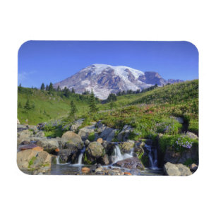 Ímã EUA, Washington, Monte Rainier NP, Monte Rainier e