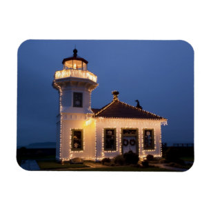 Ímã EUA, Washington, Mukilteo. Farol de Mukilteo