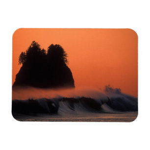 Ímã EUA, Washington, Parque Nacional Olímpico, Mar