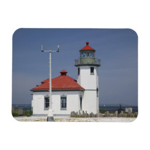 Ímã EUA, Washington, Seattle, Farol Alki Point, 2
