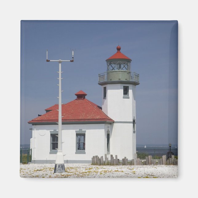 Imã EUA, Washington, Seattle, Farol Alki Point, 2 (Frente)