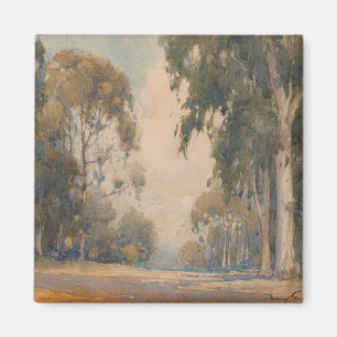 Imã Eucalipto (1922) – Delicada Aquarela Botânica