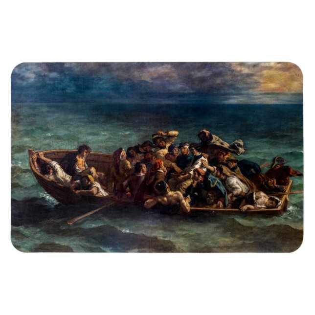 Ímã Eugene Delacroix - O naufrágio de Don Juan (Horizontal)