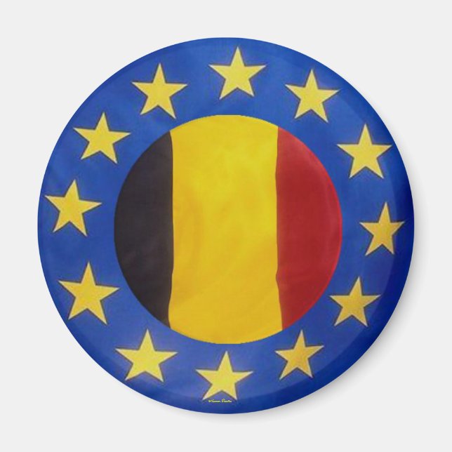 Imã Euro 2008 - Bélgica - Magnet (Frente)