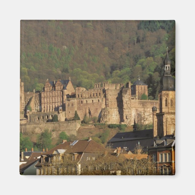 Imã Europa, Alemanha, Heidelberg. Castelo (Frente)