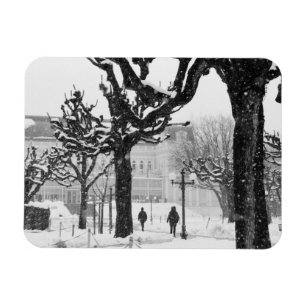 Ímã Europa, Áustria, Salzburgo. Inverno,