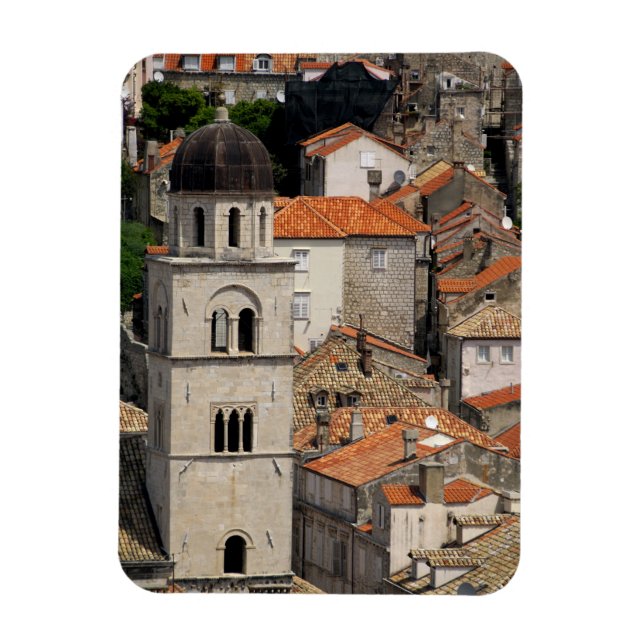 Ímã Europa, Croácia. Cidade medieval amuralhada de (Vertical)