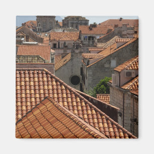 Imã Europa, Croácia. Cidade medieval amuralhada de 2
