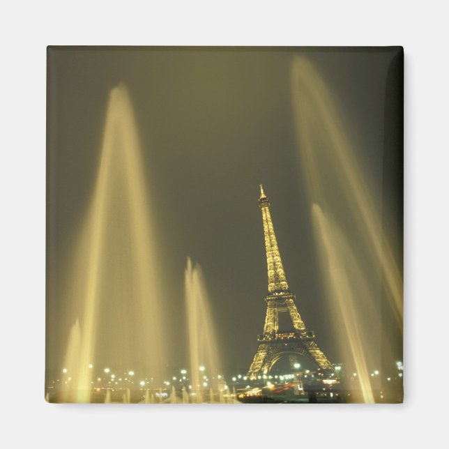 Imã Europa, França, Paris, Torre Eiffel, noite (Frente)