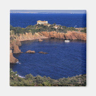 Imã Europa, França, Theoule-sur-Mer. Um telhado de tel