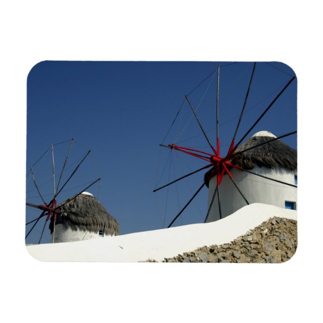 Ímã Europa, Grécia, Mykonos. (Horizontal)