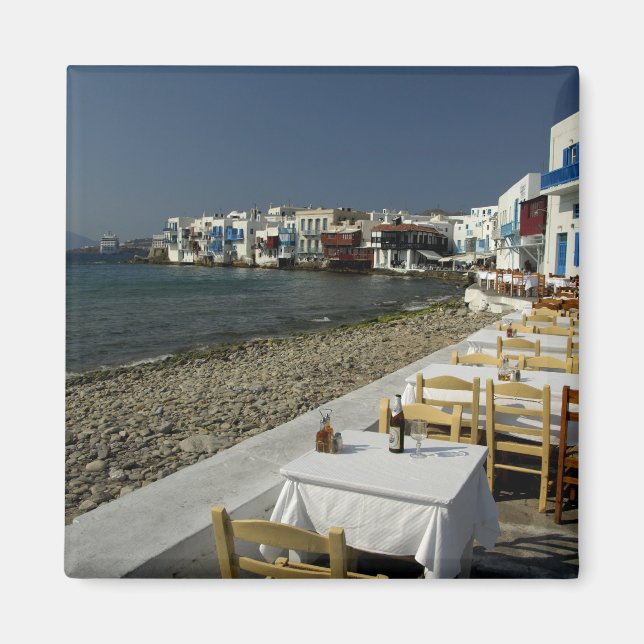 Imã Europa, Grécia, Mykonos. Pontos de vista das zonas (Frente)
