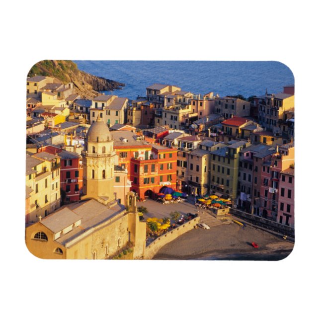 Ímã Europa, Itália, Cinque Terre. Vila de Vernazza (Horizontal)
