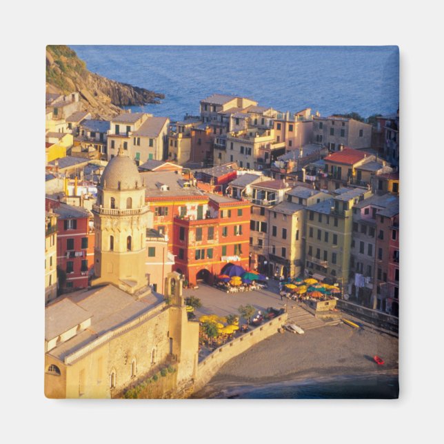 Imã Europa, Itália, Cinque Terre. Vila de Vernazza (Frente)