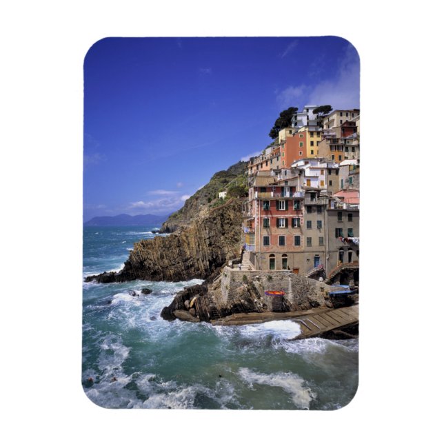 Ímã Europa, Itália, Riomaggiore. Riomaggiore é constru (Vertical)