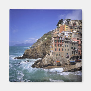 Imã Europa, Itália, Riomaggiore. Riomaggiore é constru