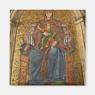 Imã Europa, Itália, Sicília, Taormina. Madona e filho