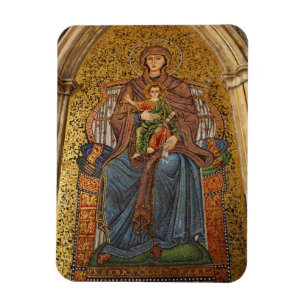 Ímã Europa, Itália, Sicília, Taormina. Madona e menino