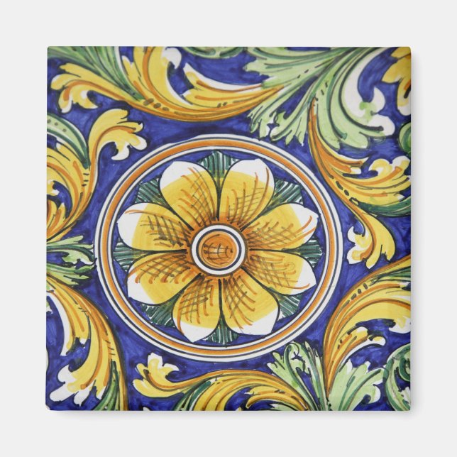 Imã Europa, Itália, Sicília, Taormina. Tradicional 4 (Frente)