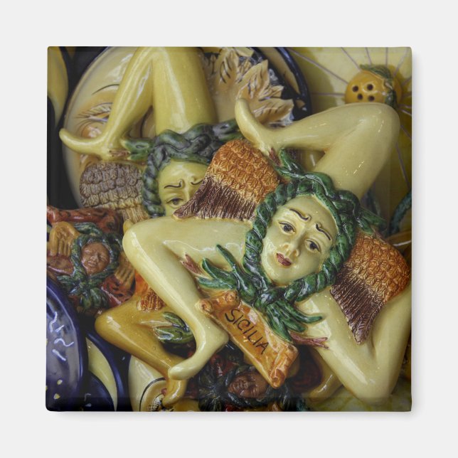 Imã Europa, Itália, Sicília, Taormina. Tradicional 9 (Frente)