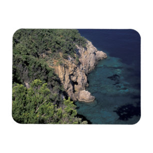 Ímã Europa, Itália, Toscana. Costa rochosa; Cala
