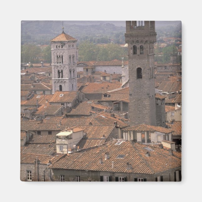 Imã Europa, Itália, Toscana, Lucca, panorama da cidade (Frente)