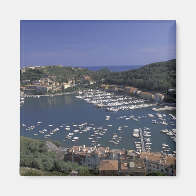 Imã Europa, Itália, Toscana, Porto Ercole, Vista de (Frente)