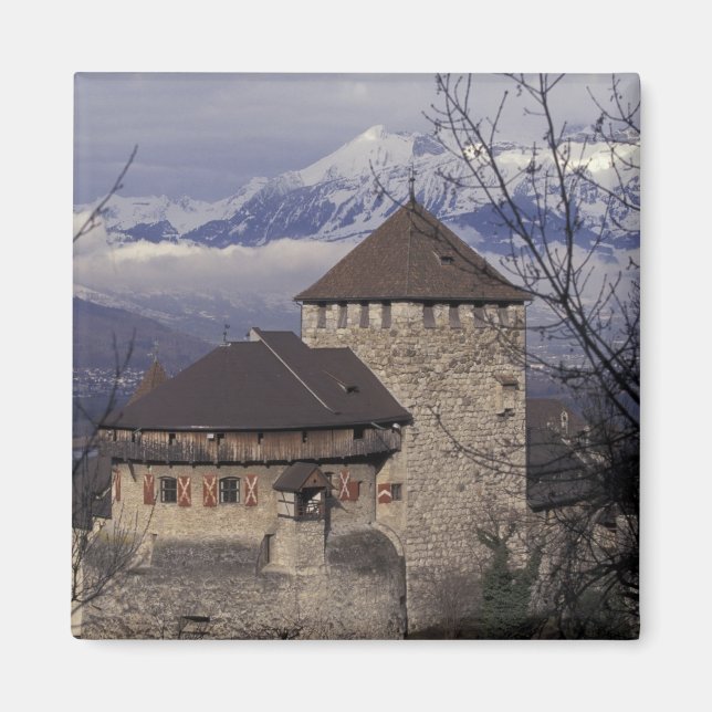Imã Europa, Liechtenstein, Vaduz. Castelo de Vaduz, (Frente)