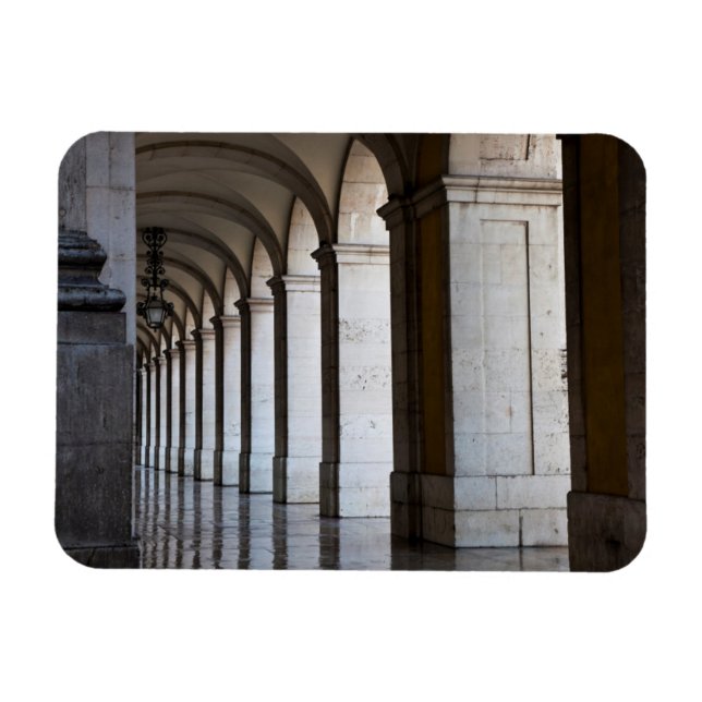 Ímã Europa, Portugal, Lisboa. Colunas da Arcada (Horizontal)