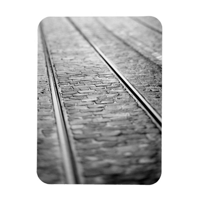 Ímã Europa, Suíça, Berna. Trilhos de bonde, 2 (Vertical)