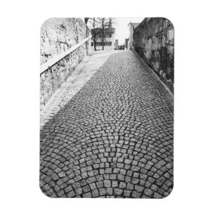 Ímã Europa, Suíça, Zurique. Rua empedrada,